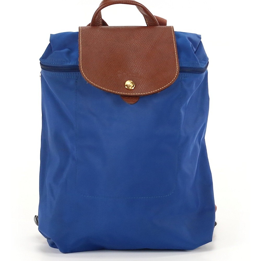 Longchamp LePliage Nylan Backpack Cobalt Authentic